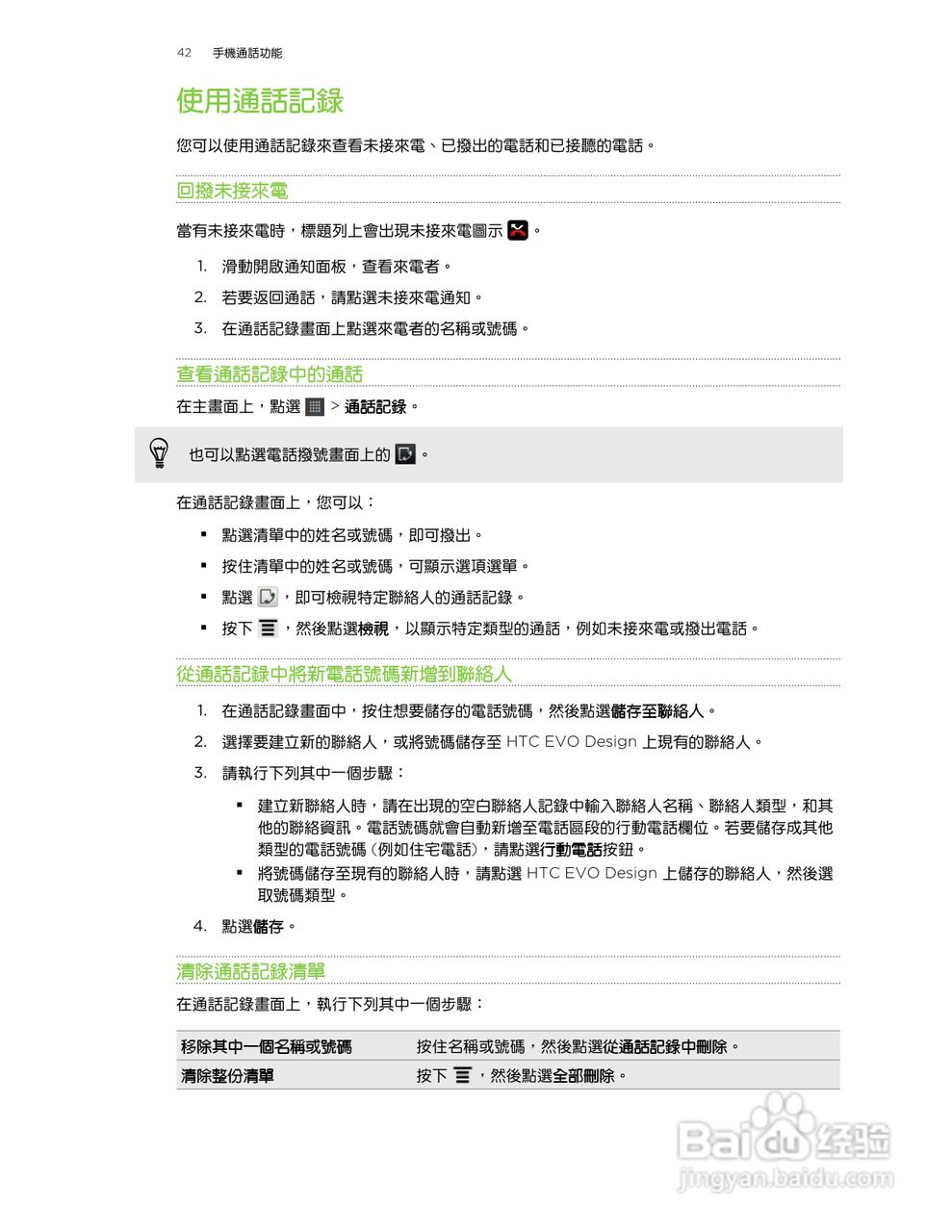 HTC(多普达) HTC EVO Design手机说明书:[5]