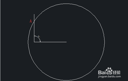 CAD如何绘制指定斜边和一条直角边长度的三角形
