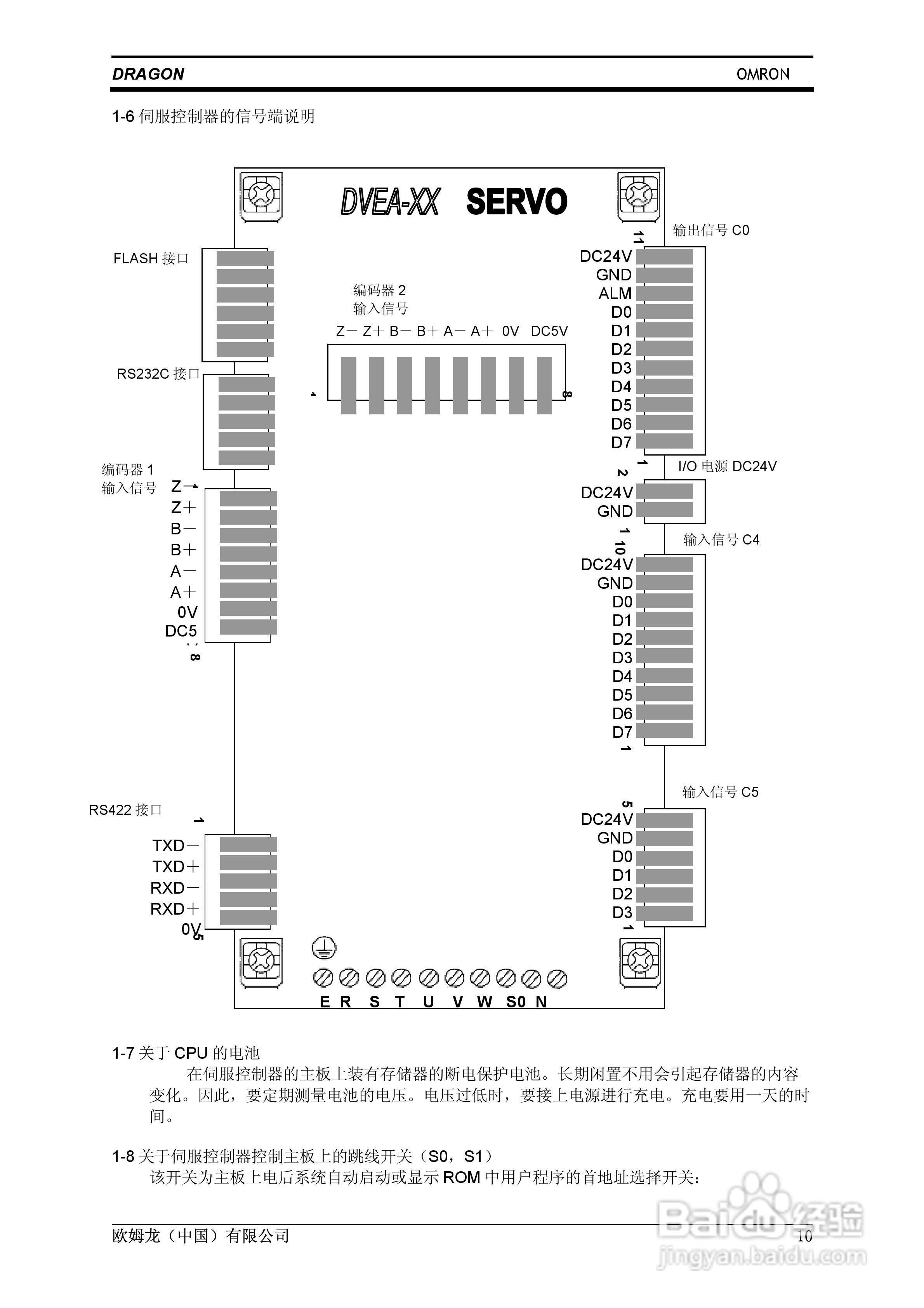 欧姆龙 SERVO鼠笼式电机变频伺服控制器操作手册:[2]