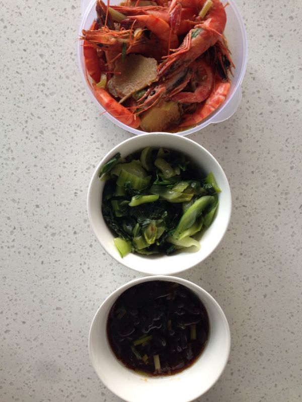 大虾海蜇番茄意面