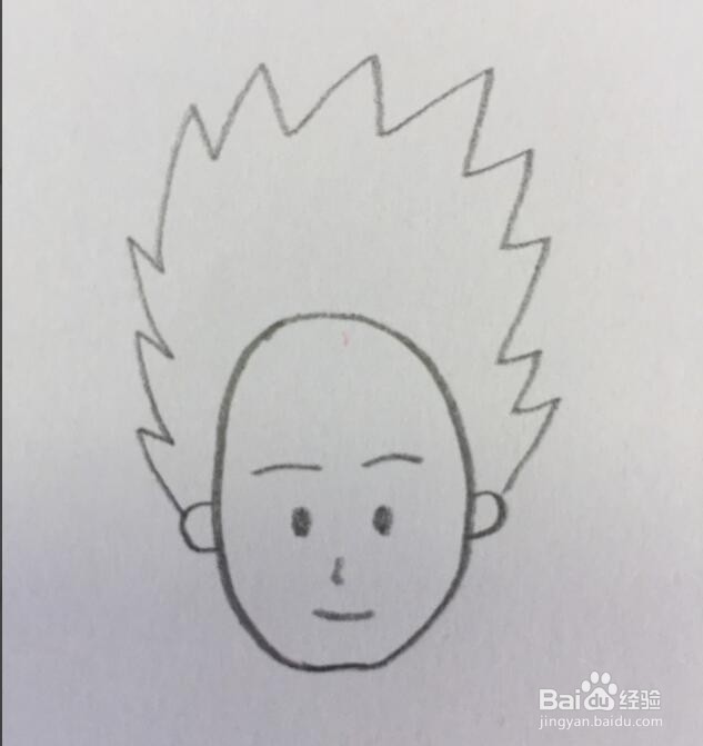 男生的头发怎么画