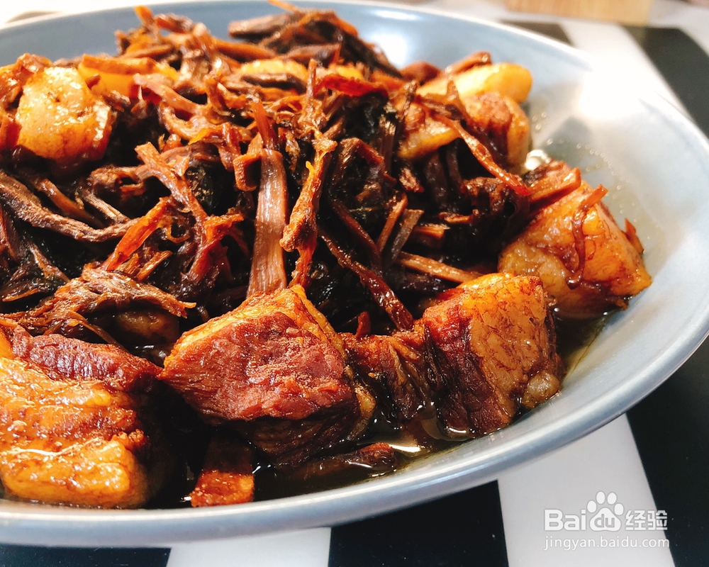 新手简单做梅干菜烧肉