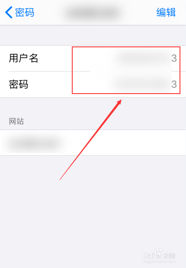 苹果手机怎么修改已保存的网站密码