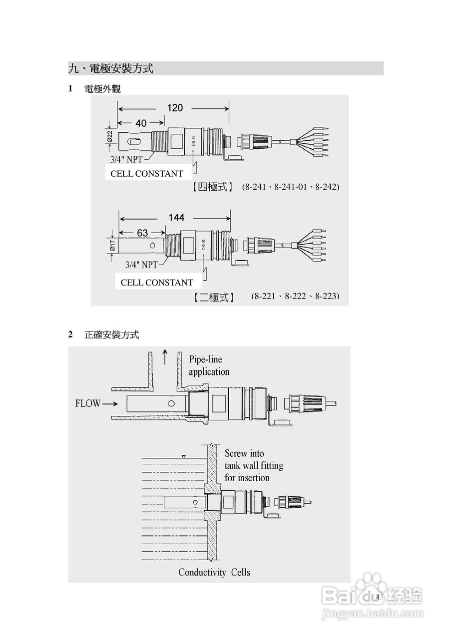 EC-4110微电脑比电阻/电导度传送器操作说明书:[5]