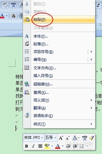 插入特殊字符的方法