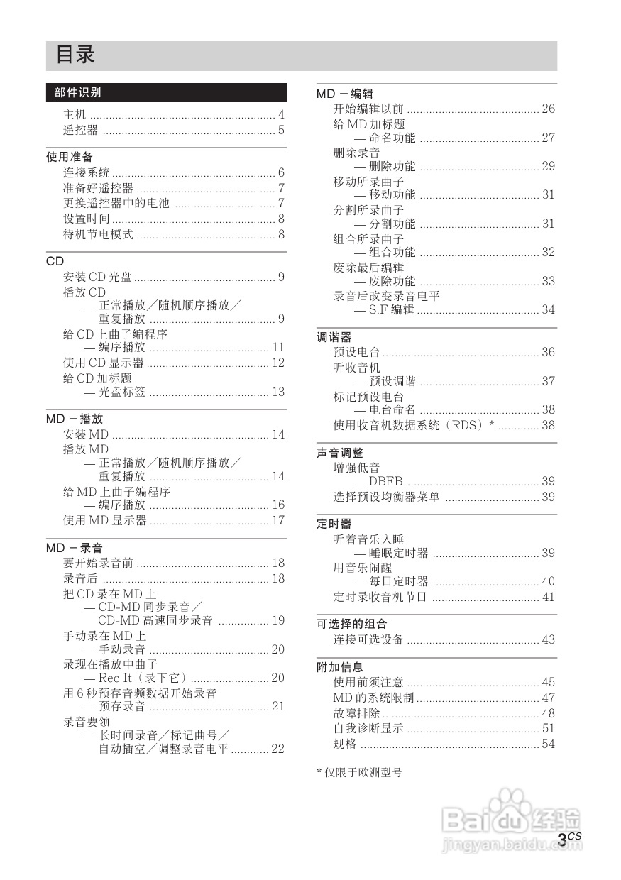 索尼CMT-C5迷你组合音响使用说明书:[1]