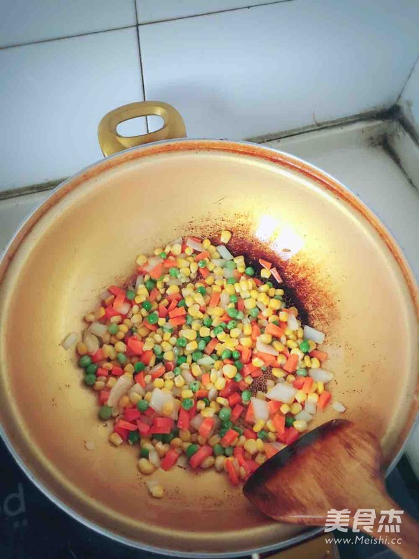 玉米青豆的做法