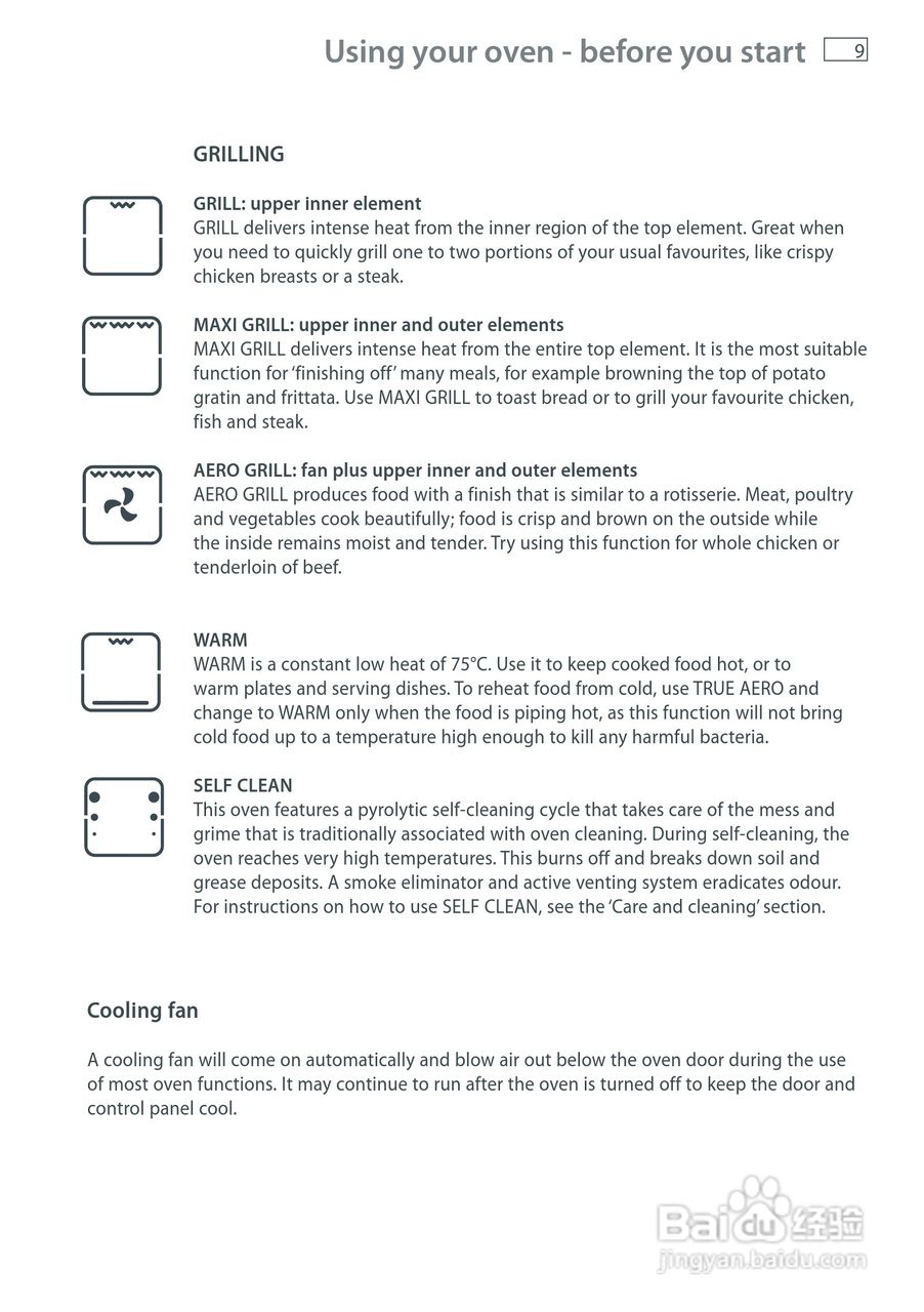 斐雪派克OB76SDEPX2嵌入式烤箱说明书:[1]