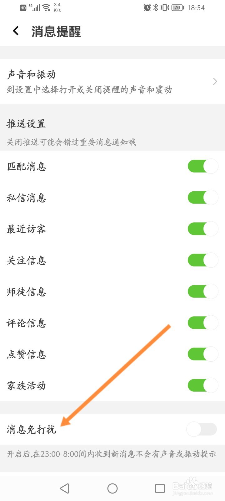 虚拟恋人怎么开启消息免打扰功能