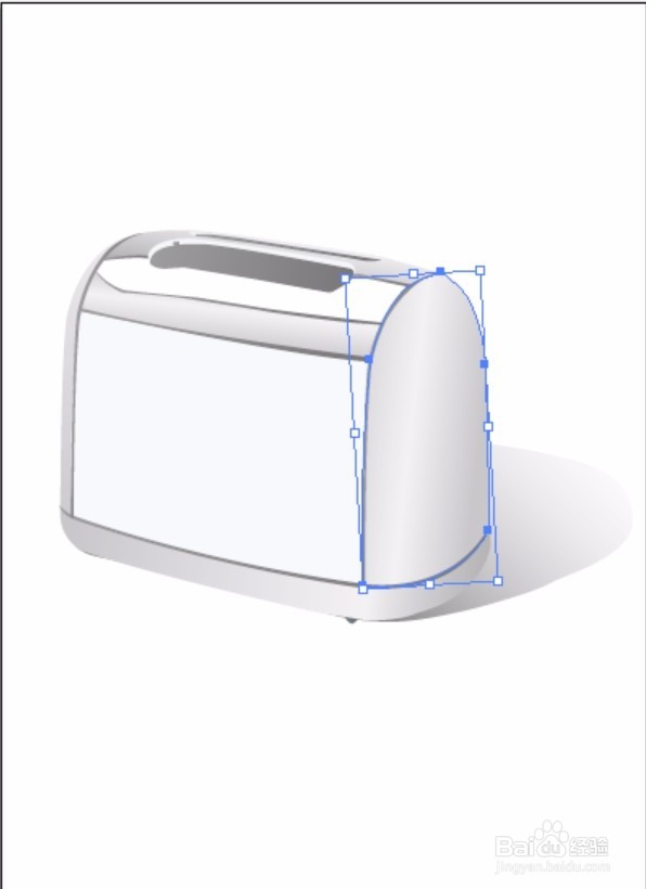 烤面包机图标设计