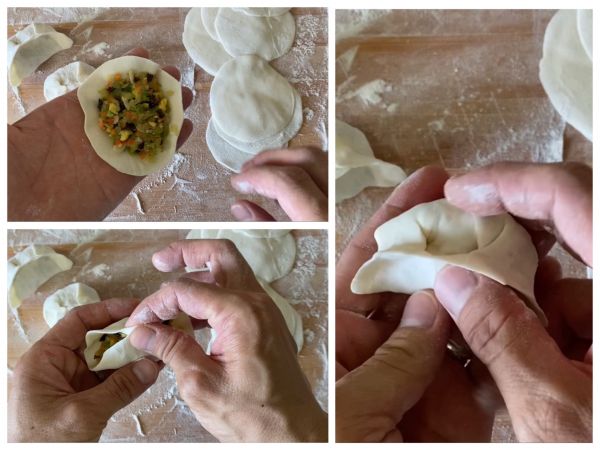 西葫芦鸡蛋素水饺