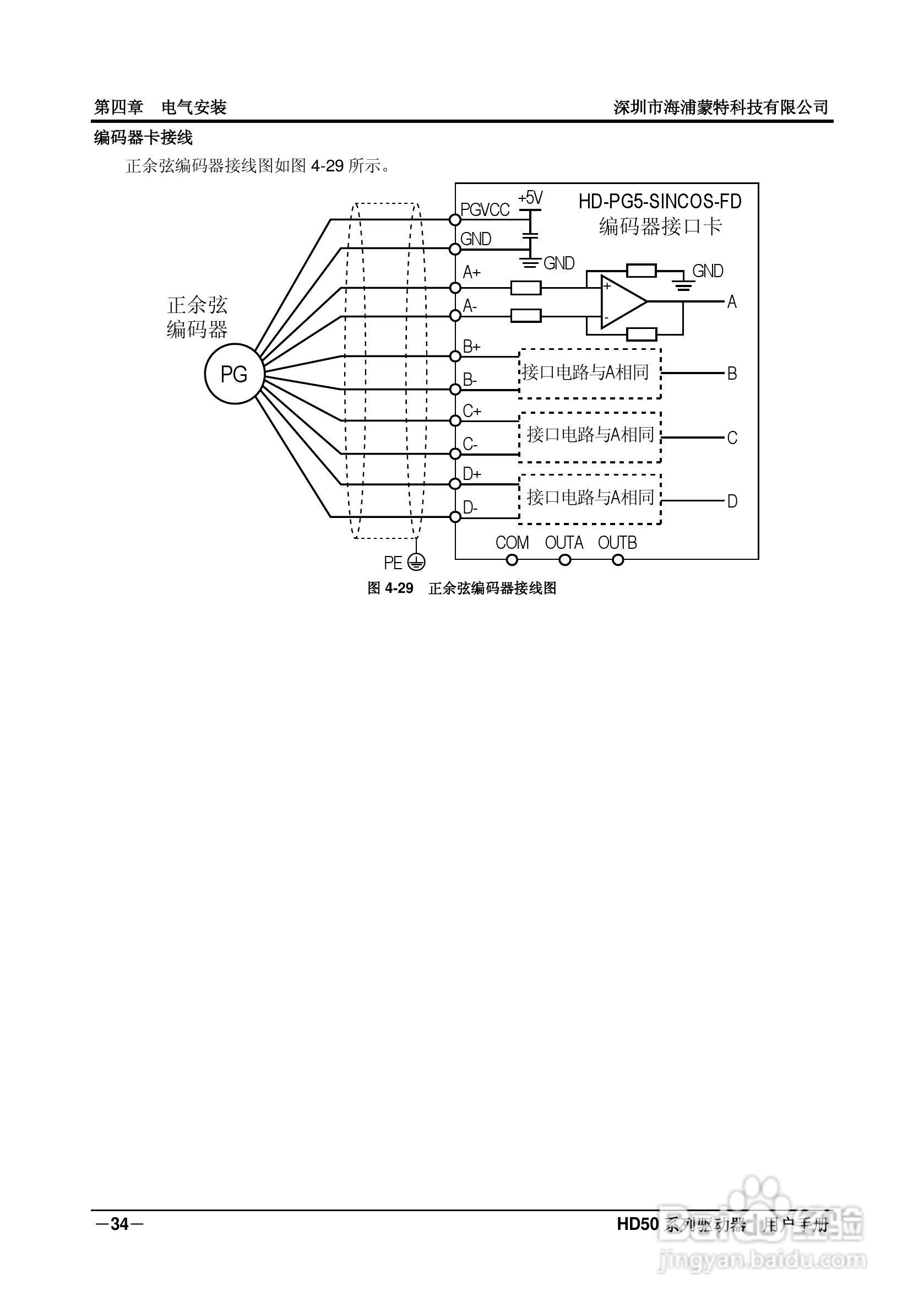 海浦蒙特HD50-6T400G高性能矢量控制驱动器用户手册:[5]