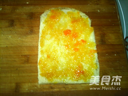 柚香吐司卷的做法