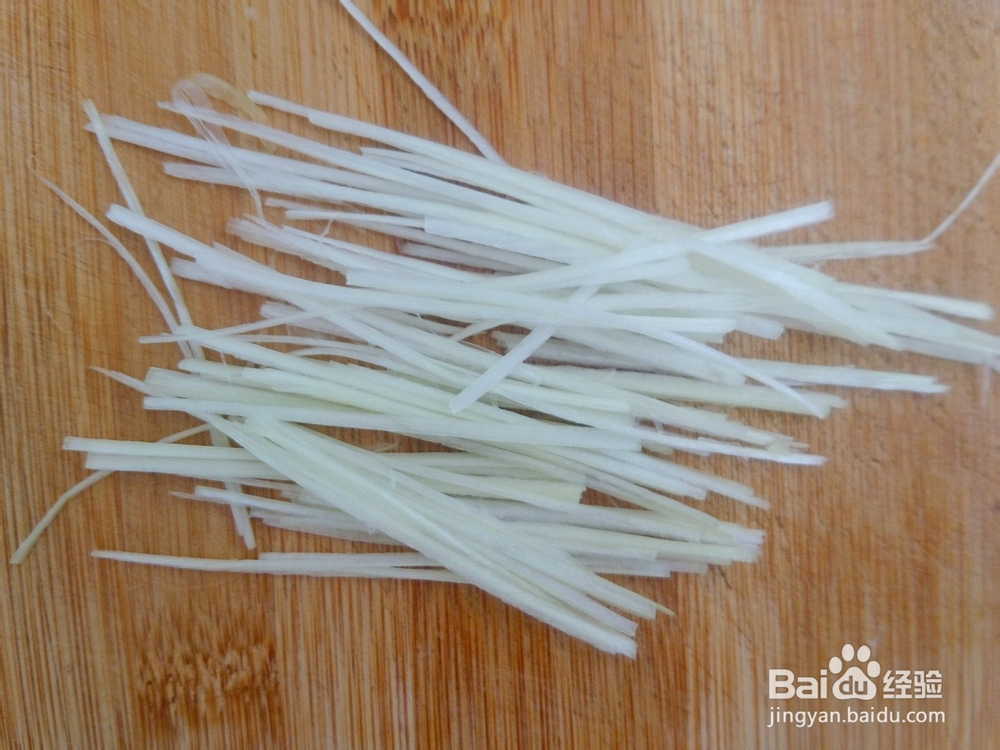 葱丝怎么切才会卷