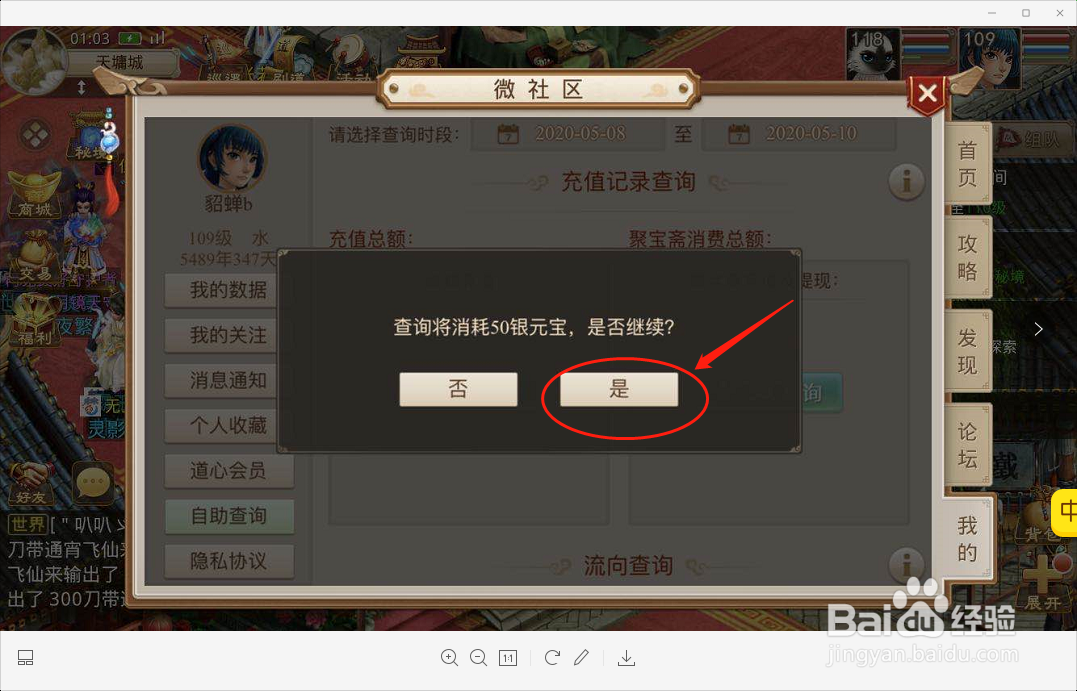 问道手游如何查询自己的充值记录,充值过多少钱
