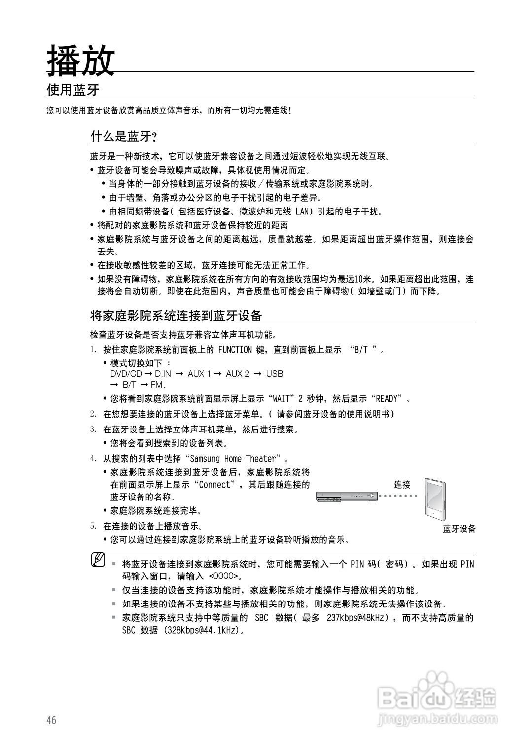 三星HT-Z420家庭影院使用说明书:[3]
