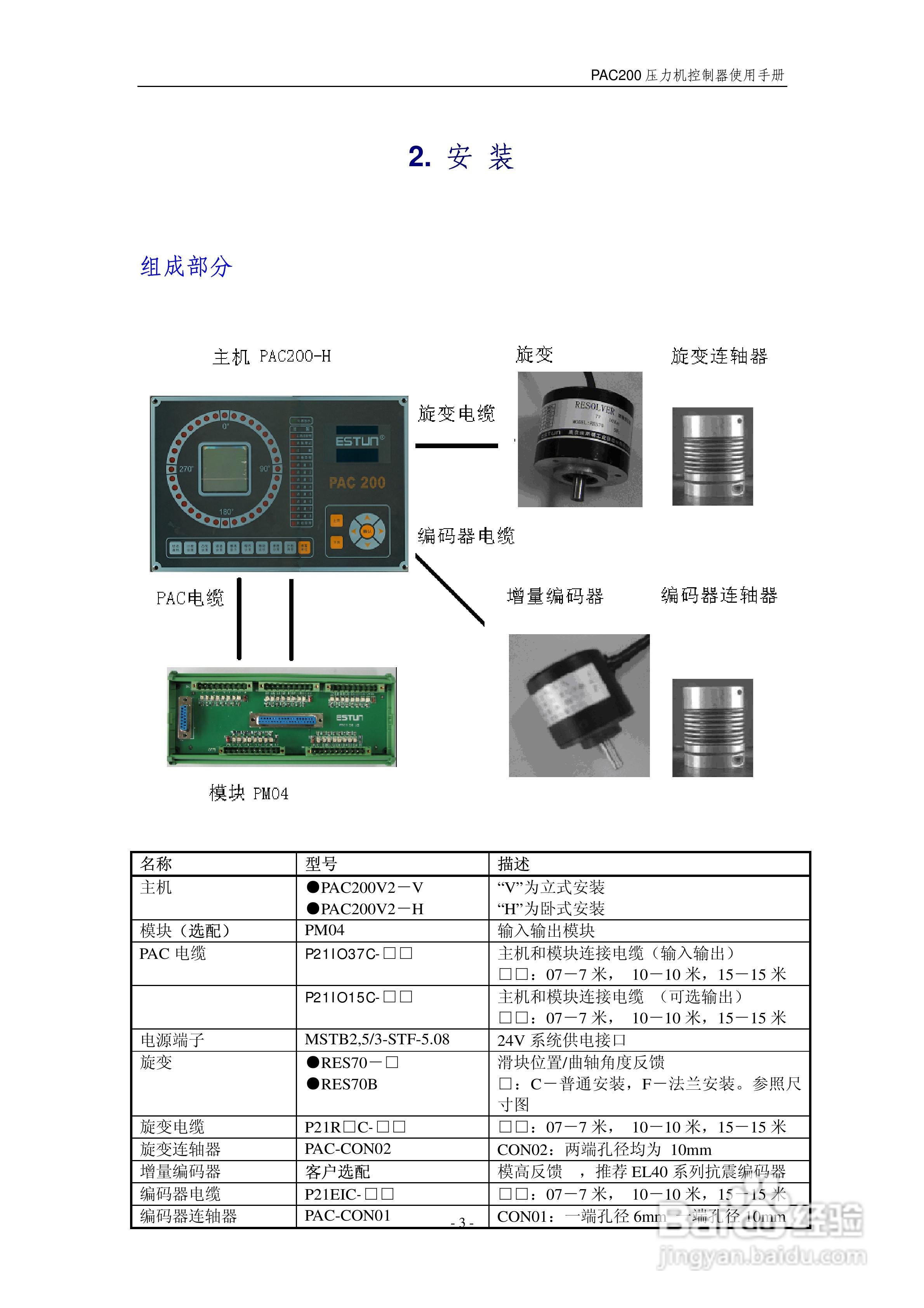 PAC200V2压力机控制器使用手册:[1]
