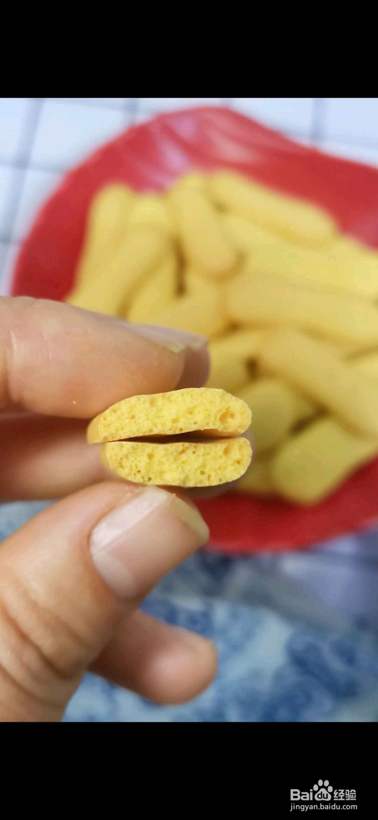 奶香南瓜手指饼干的做法