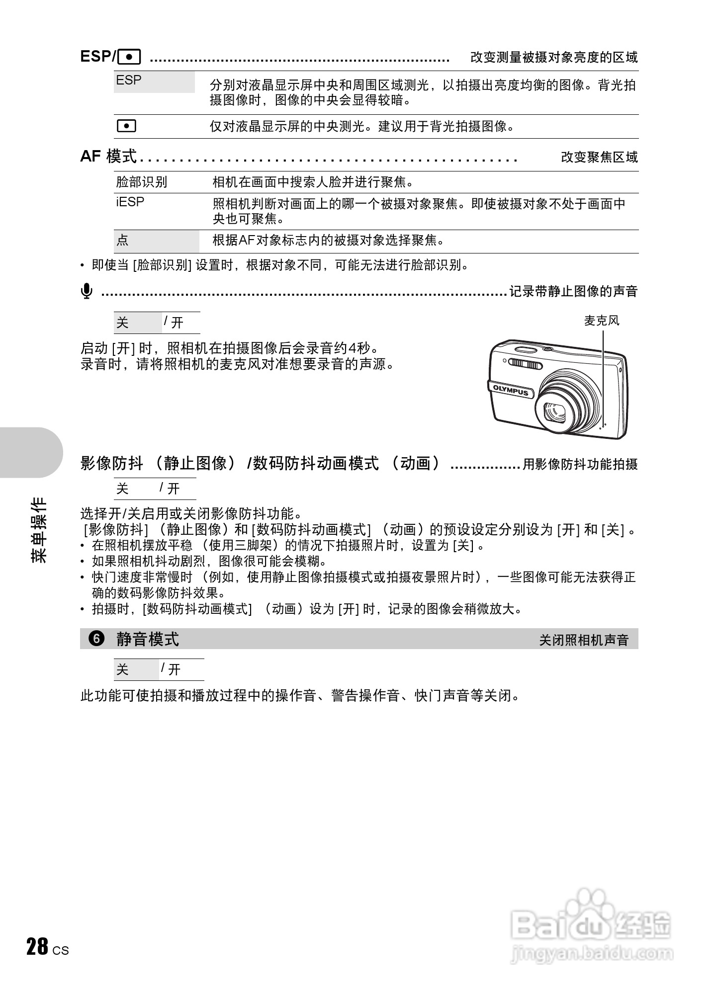 OLYMPUS数码照相机Stulus840U840使用说明书:[3]