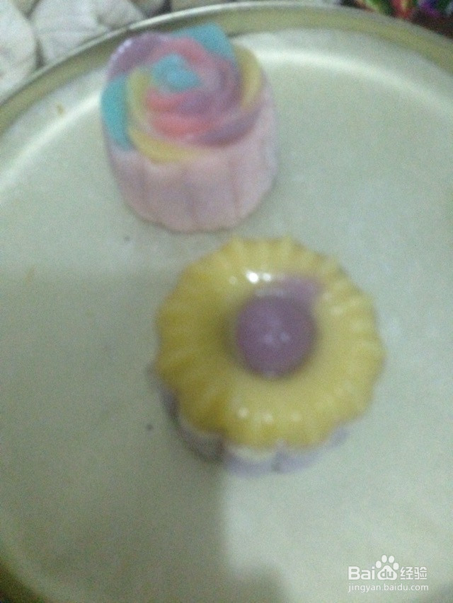 创意冰皮紫薯月饼的做法