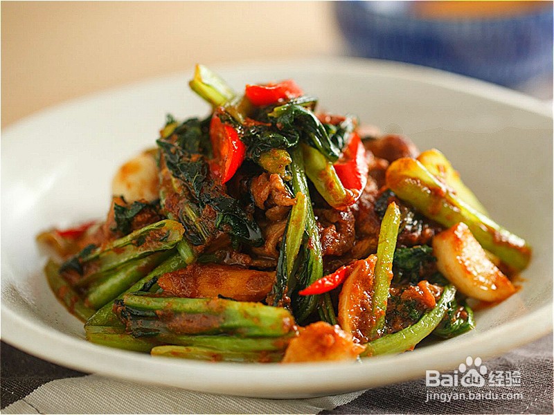 怎样做出家常菜系列之沙茶炒牛肉