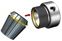 球头铣刀研磨机夹具组之装夹