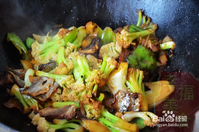 下饭菜干针量鱼煸炒有机菜花