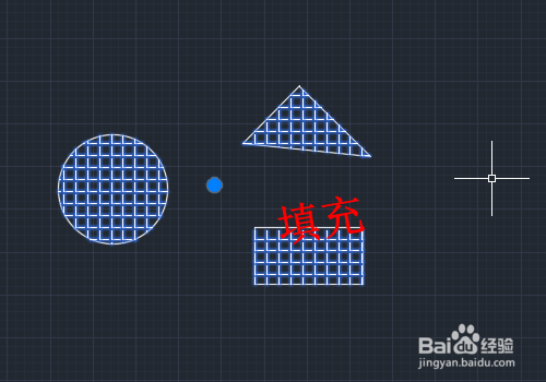 怎么把AutoCAD图纸中多个区域的填充分开?