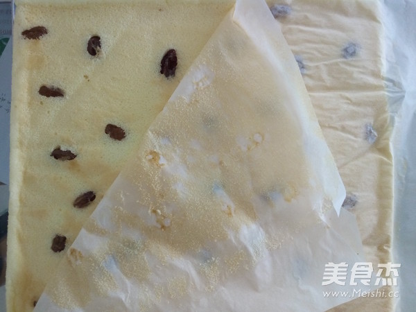 葡萄干蛋糕卷