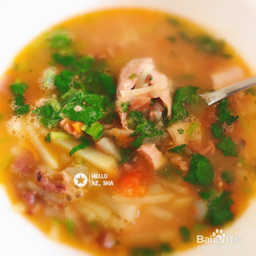 每日美食-快手羊杂汤的做法