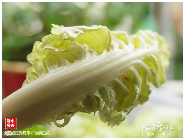 <b>白菜的做法：[1]玻璃白菜</b>