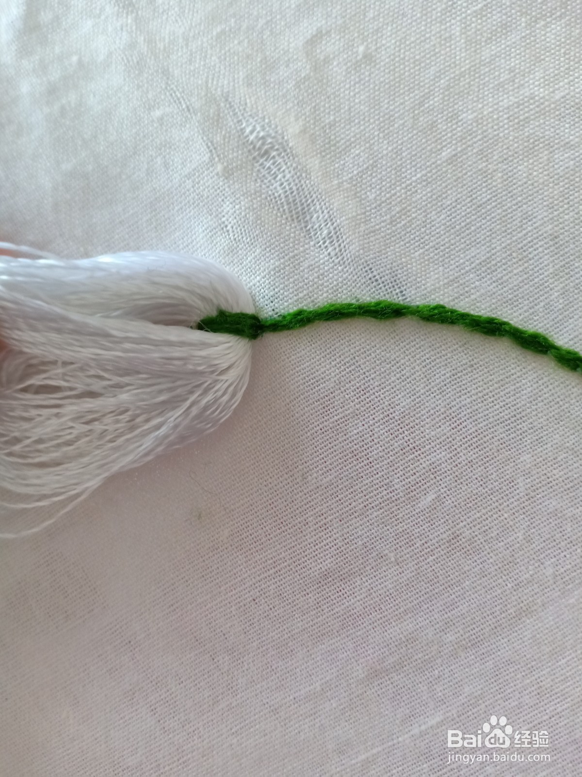 立体丝线刺绣方法