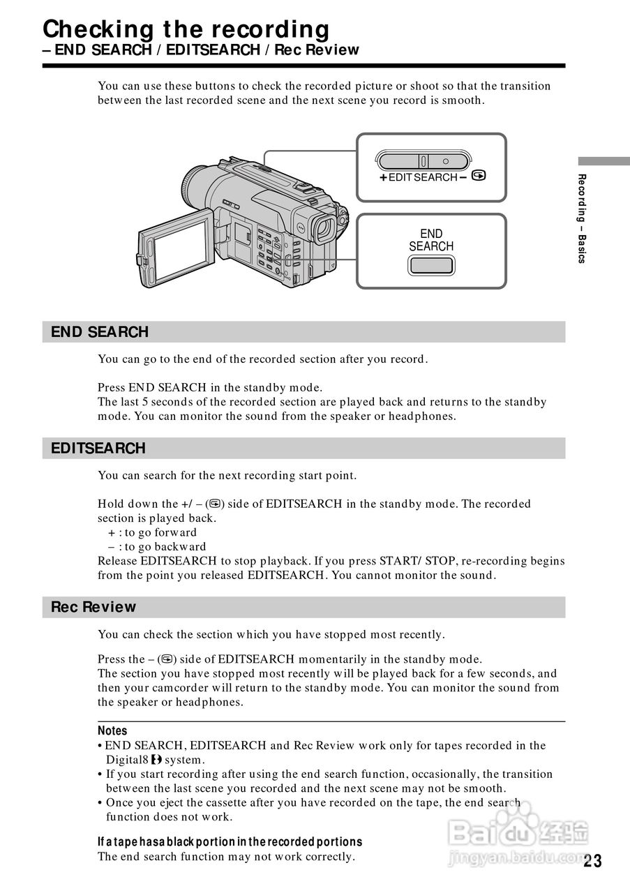 索尼DCR-TRV520数码摄像机说明书:[3]