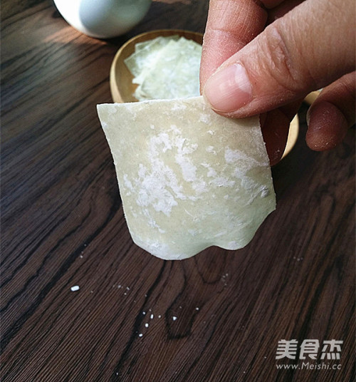 自制透明馄饨皮