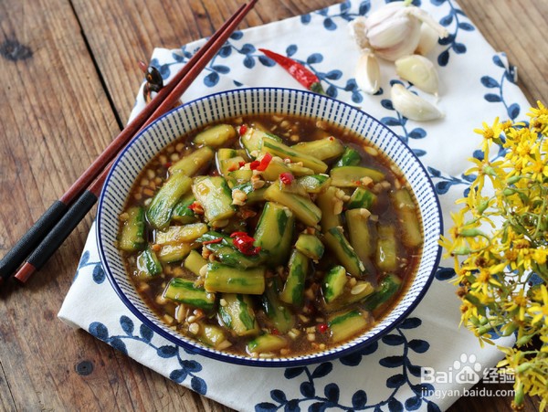 凉拌黄瓜怎么做