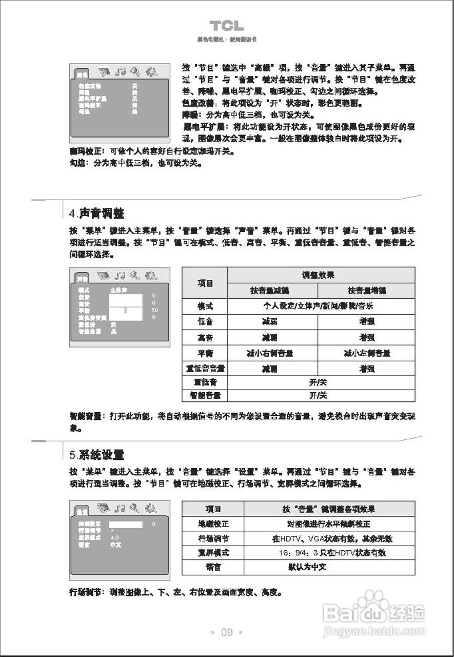 TCL王牌HD29211彩电使用说明书