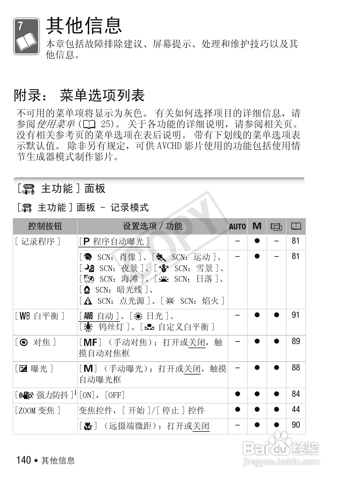 佳能LEGRIA HF R306数码摄像机使用说明书:[14]
