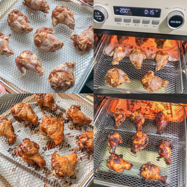 蒜香无油烤鸡腿