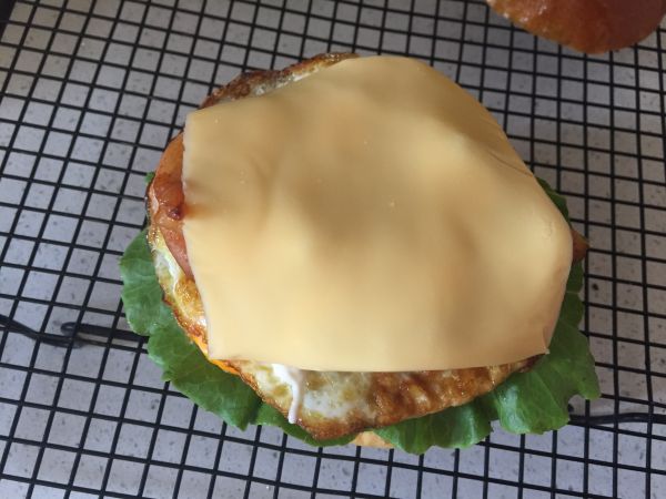 奥尔良芝士鸡腿堡