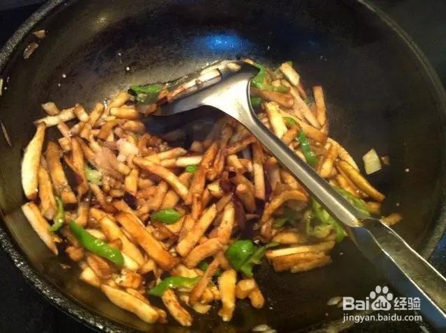 家庭自制炒茄子