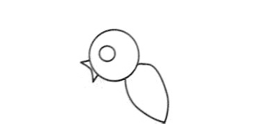 小鸟怎么画？简单的小鸟画法！