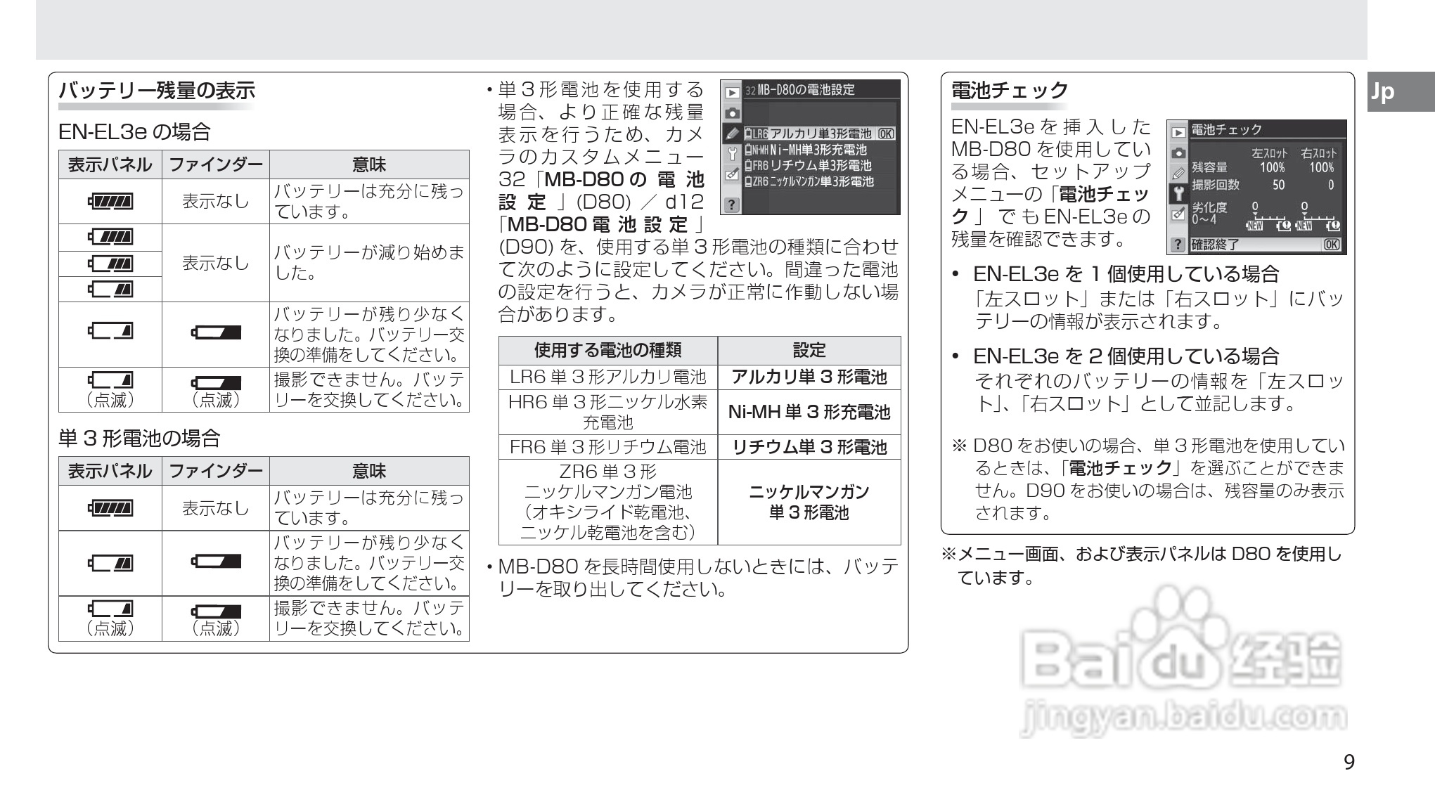 Nokon MB-D80数码单反相机使用说明书:[2]