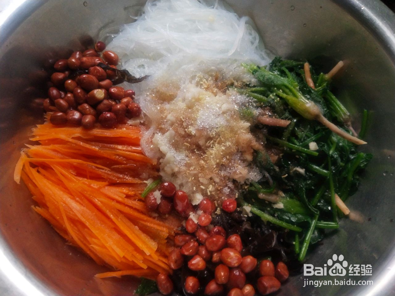 凉拌素什锦的做法