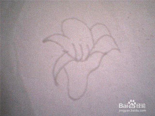 简笔画 百合花怎样画