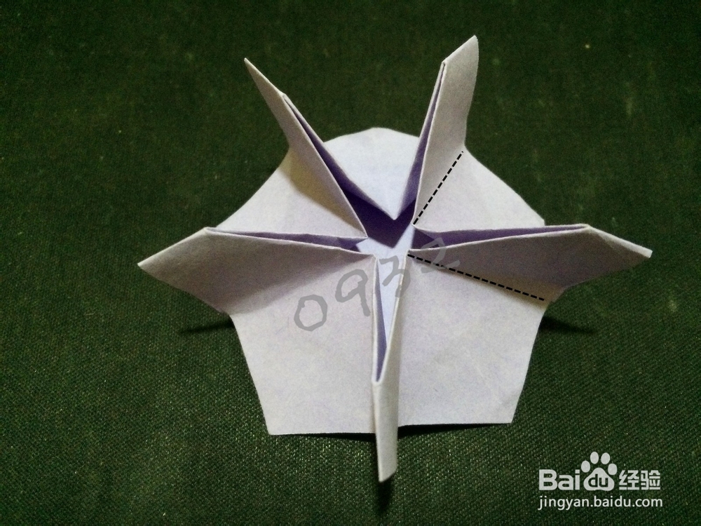 手工折纸制作：[3]五角星樱花