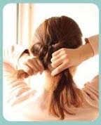 韩式扎发一分钟速成变优雅甜心