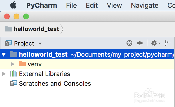 mac如何使用pycharm调用python