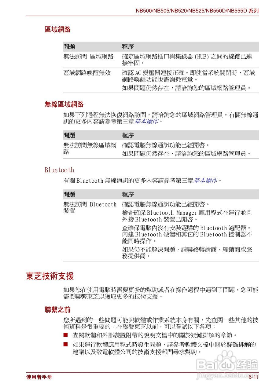 东芝Minibook NB500//NB550D笔记本电脑使用說明書:[10]