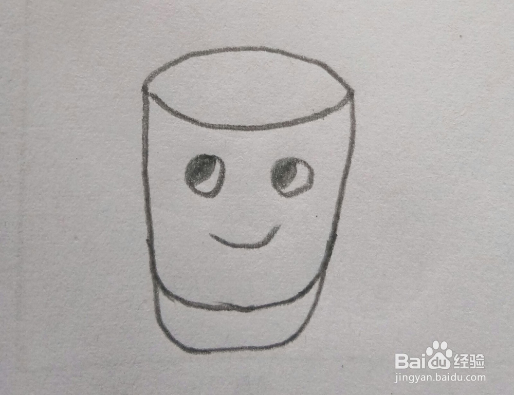 儿童简笔画杯子画法五