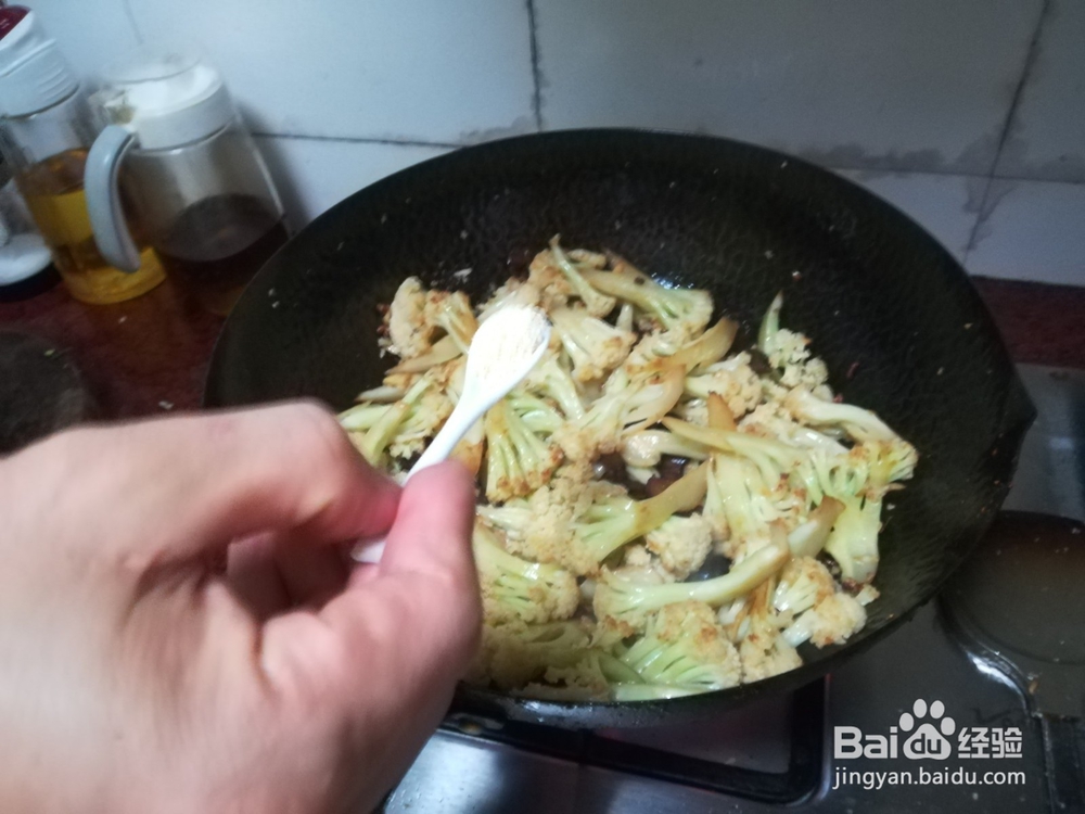 干煸腊肉菜花